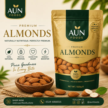 AUN FOODS Premium Almonds 800G
