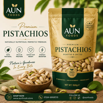 AUN FOODS PRIMIUM PISTACHIOS 400G