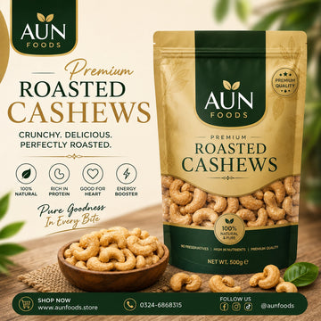 AUN FOODS PREMIUM ROASTED CASHEWS 400G