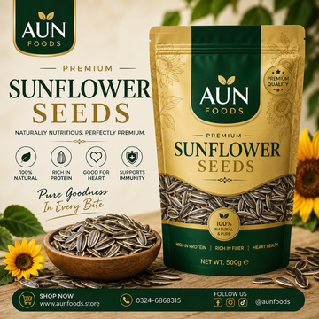 AUN FOODS PREMIUN SUNFLOWER SEEDS 400G