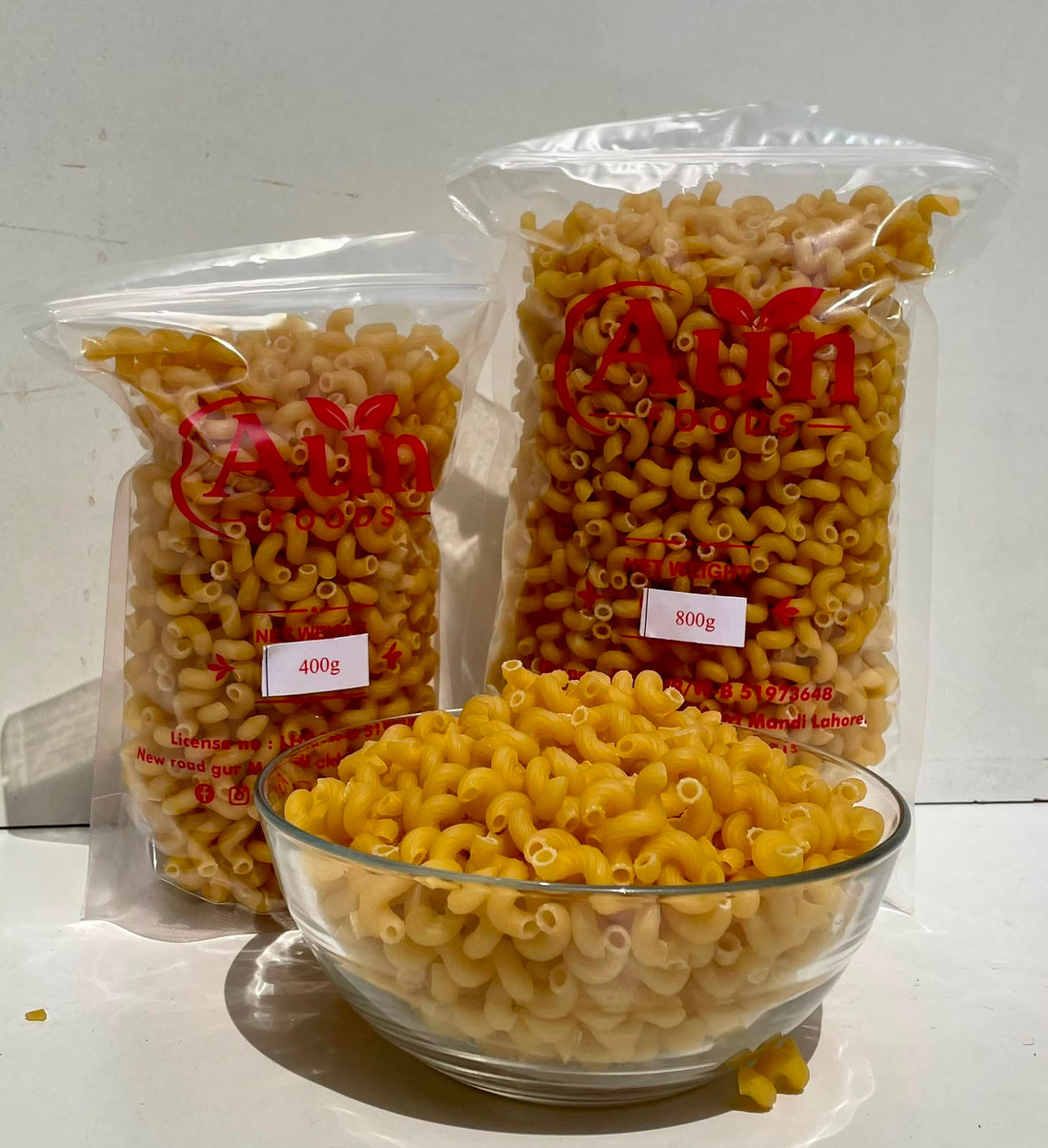 AUN FOODS double elbow Macaroni 800g