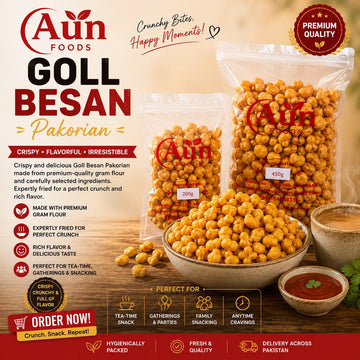 AUN FOODS Gol Besan Pakorian 450g